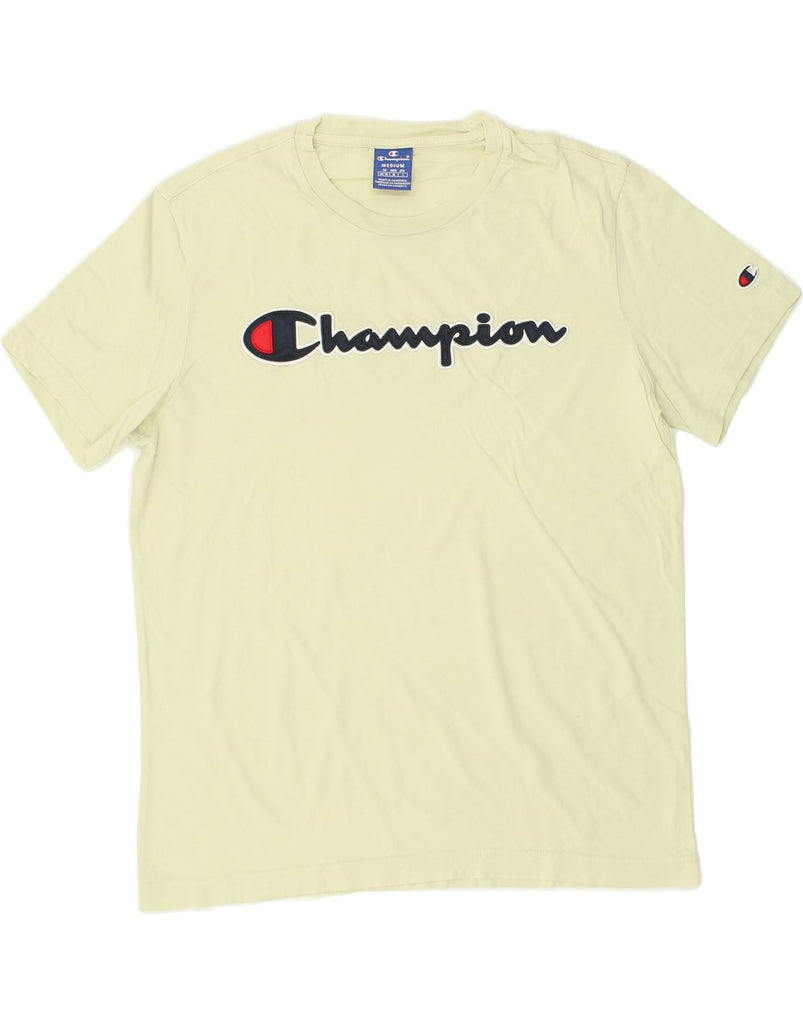 CHAMPION Mens Graphic T-Shirt Top Medium Green | Vintage Champion | Thrift | Second-Hand Champion | Used Clothing | Messina Hembry 