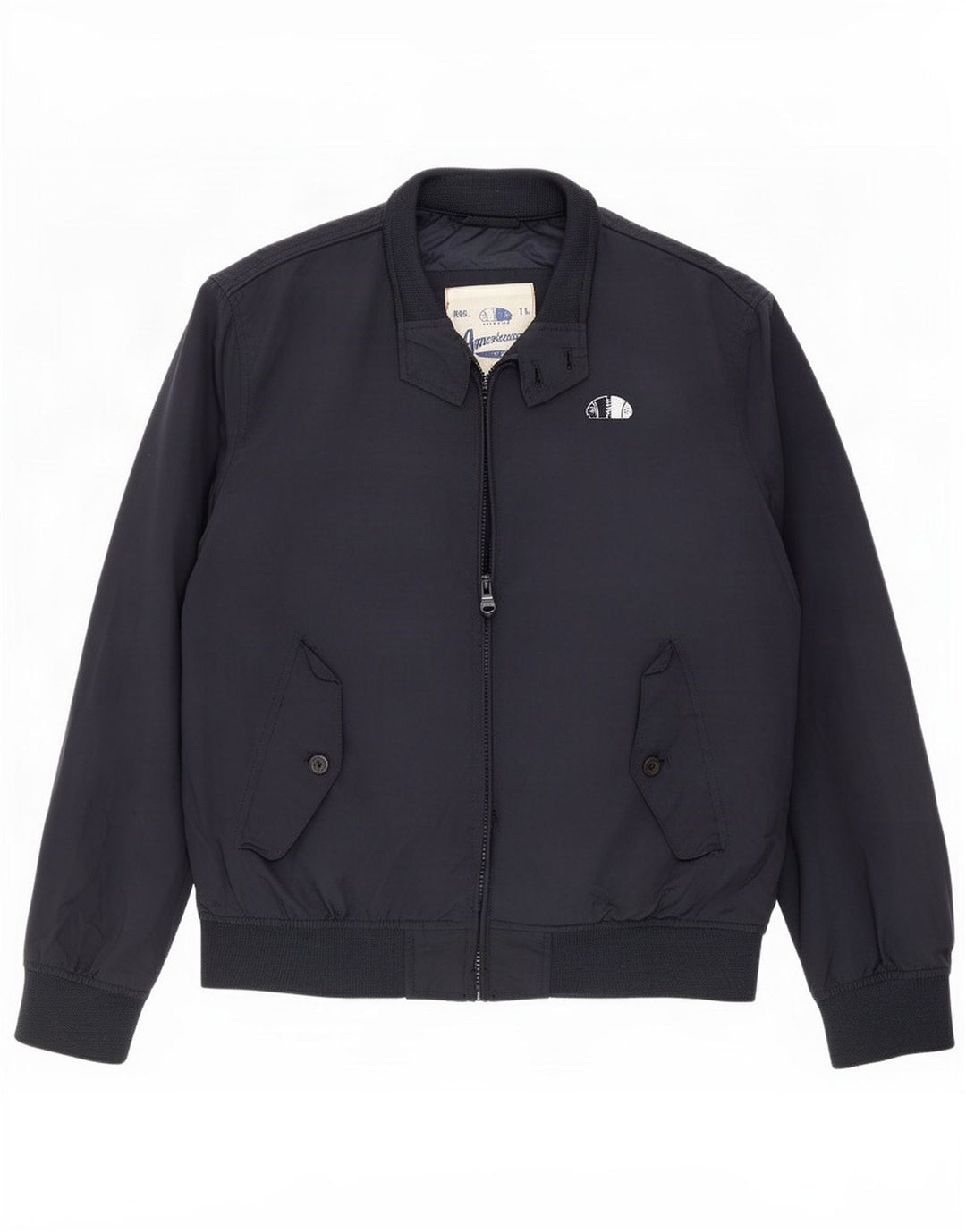 Americanino Mens Bomber Jacket UK 36 Small Navy Blue Polyamide