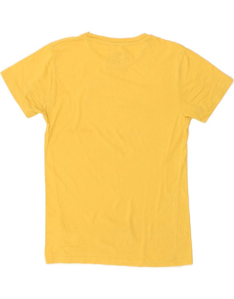 JACK & JONES Mens Graphic T-Shirt Top Small Yellow | Vintage Jack & Jones | Thrift | Second-Hand Jack & Jones | Used Clothing | Messina Hembry 