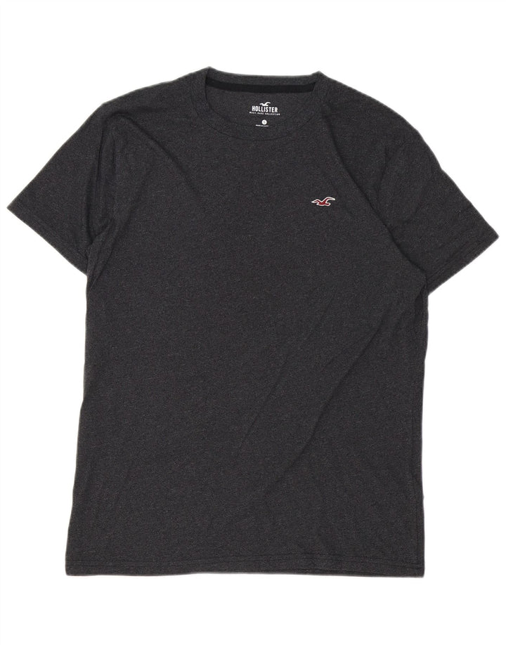 HOLLISTER Mens T-Shirt Top Small Grey Cotton