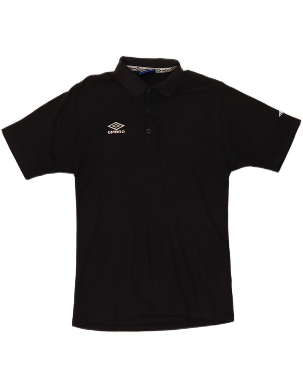 Umbro Mens Polo Shirt Large Black