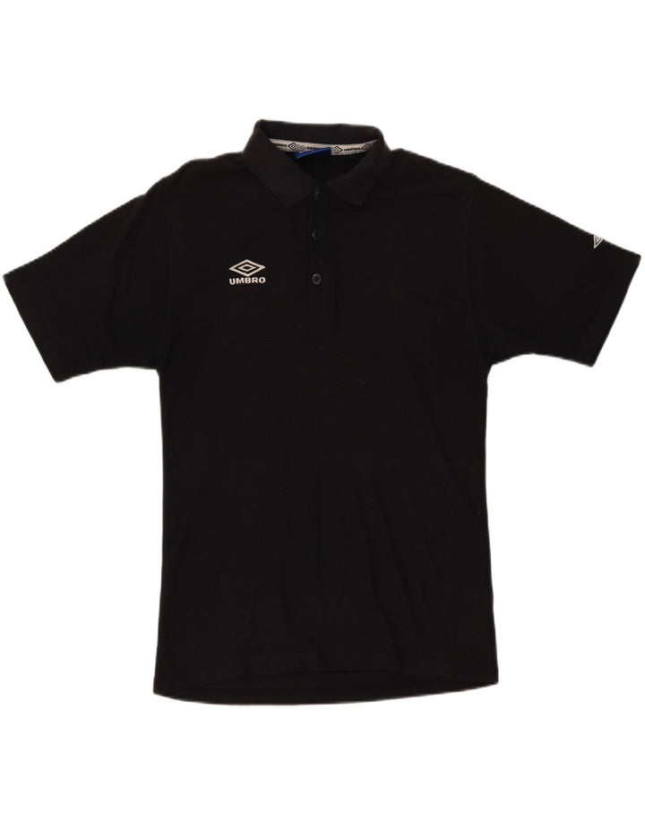 Umbro Mens Polo Shirt Large Black