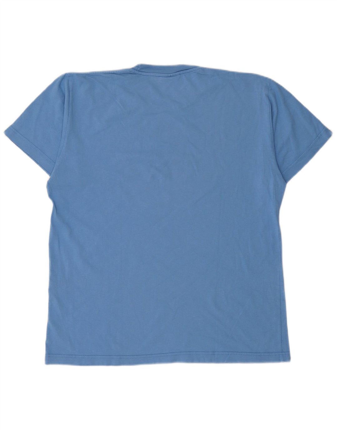 CHAMPION Mens Graphic T-Shirt Top Medium Blue Cotton