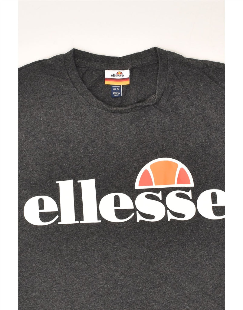 ELLESSE Mens Graphic T-Shirt Top Small Grey Cotton | Vintage Ellesse | Thrift | Second-Hand Ellesse | Used Clothing | Messina Hembry 