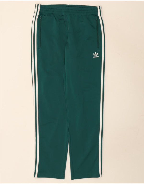 Adidas Mens Tracksuit Trousers Medium Green Polyester