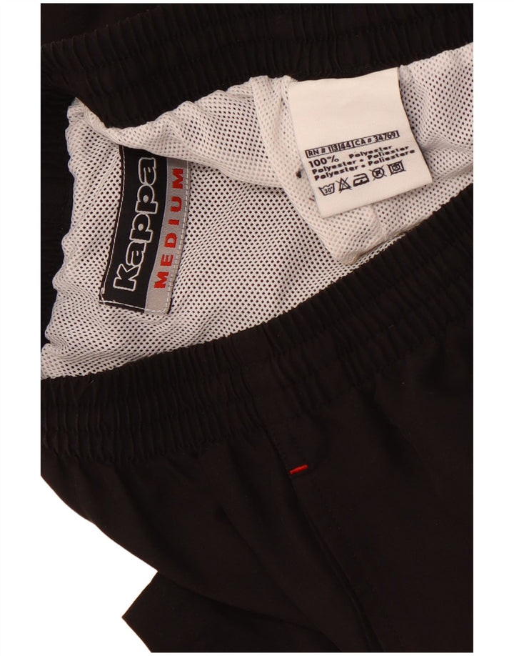 KAPPA Mens Sport Shorts Medium Black Polyester