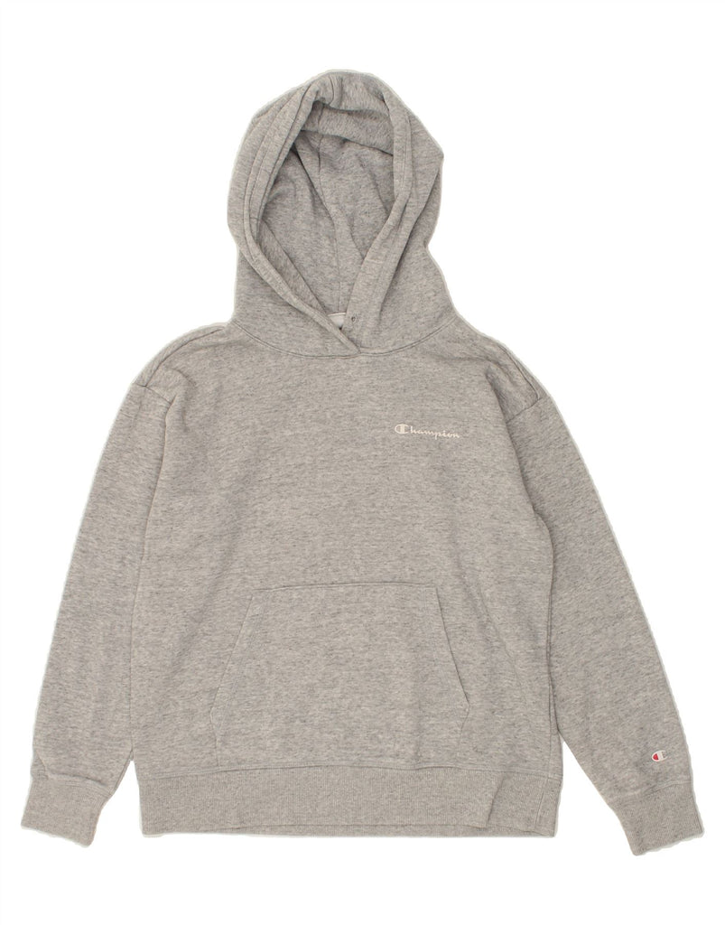 CHAMPION Mens Hoodie Jumper Small Grey Cotton | Vintage Champion | Thrift | Second-Hand Champion | Used Clothing | Messina Hembry 