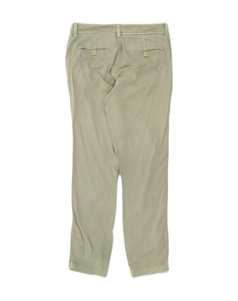 J. CREW Womens Tapered Chino Trousers US 0 XS W30 L29 Green Cotton | Vintage J. Crew | Thrift | Second-Hand J. Crew | Used Clothing | Messina Hembry 