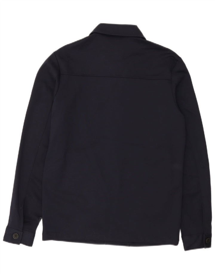 Jack & Jones Mens Bomber Jacket UK 40 Large Navy Blue Polyester