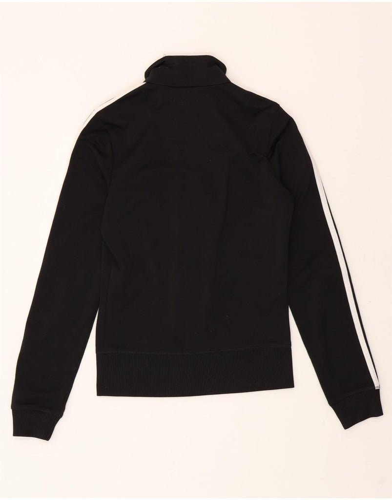 ADIDAS Womens Tracksuit Top Jacket UK 6 XS Black Vintage Adidas and Second-Hand Adidas from Messina Hembry 