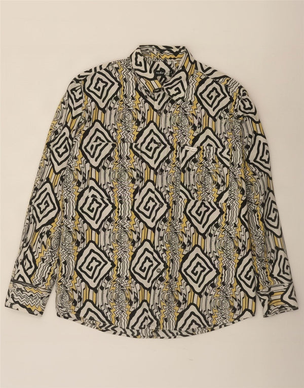 Woodin Mens Shirt Large Multicoloured Geometric
