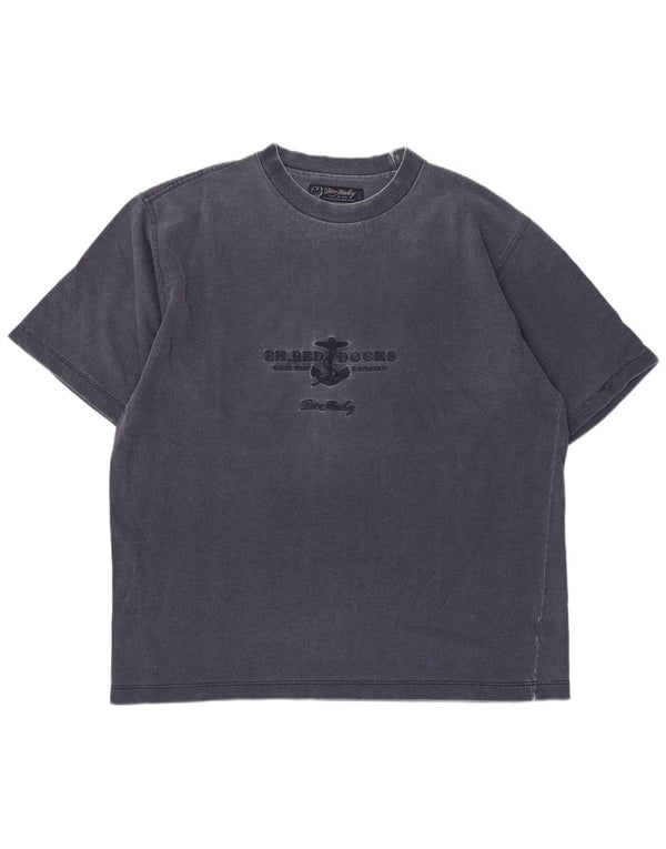 Peter Hadley Mens Graphic T-Shirt Top XL Navy Blue Cotton