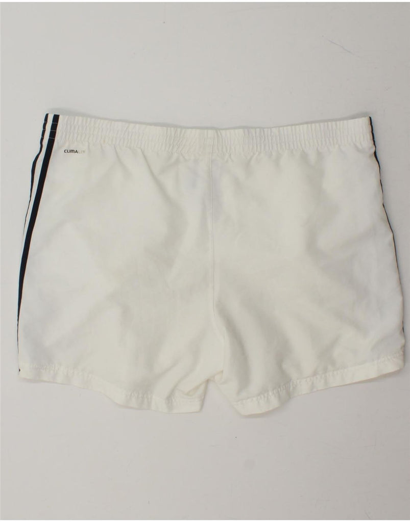 ADIDAS Mens Clima 365 Sport Shorts XL White Polyester Vintage Adidas and Second-Hand Adidas from Messina Hembry 
