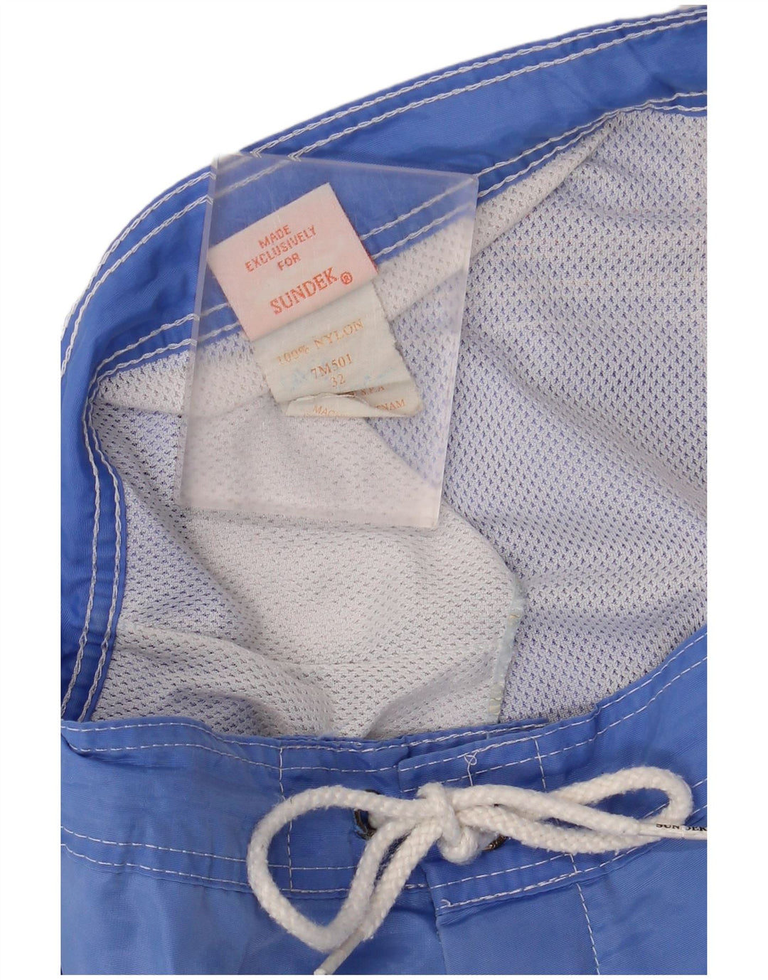 SUNDEK Mens Swimming Shorts Medium Blue Nylon