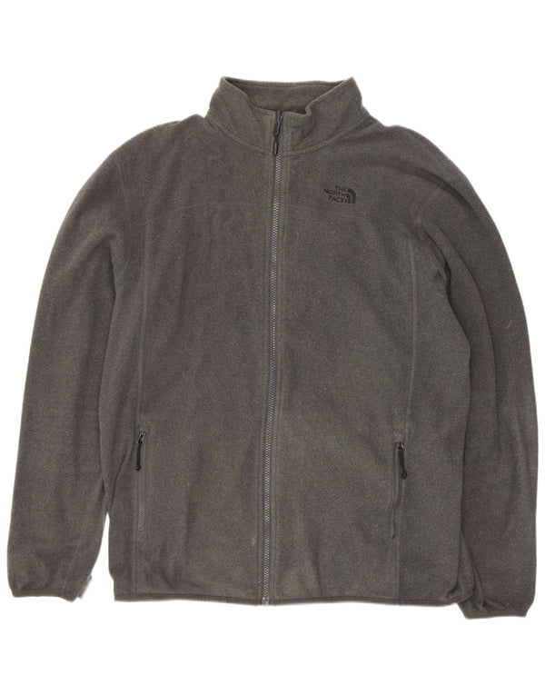 The North Face Mens Liner Fleece Jacket UK 40 Large Grey Polyester
