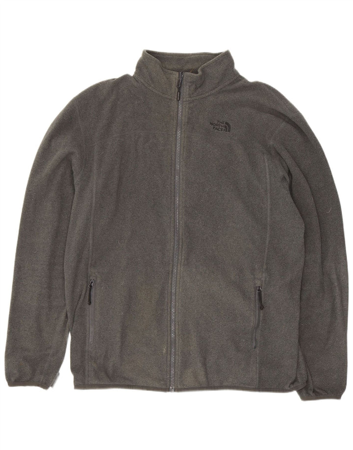 The North Face Mens Liner Fleece Jacket UK 40 Large Grey Polyester