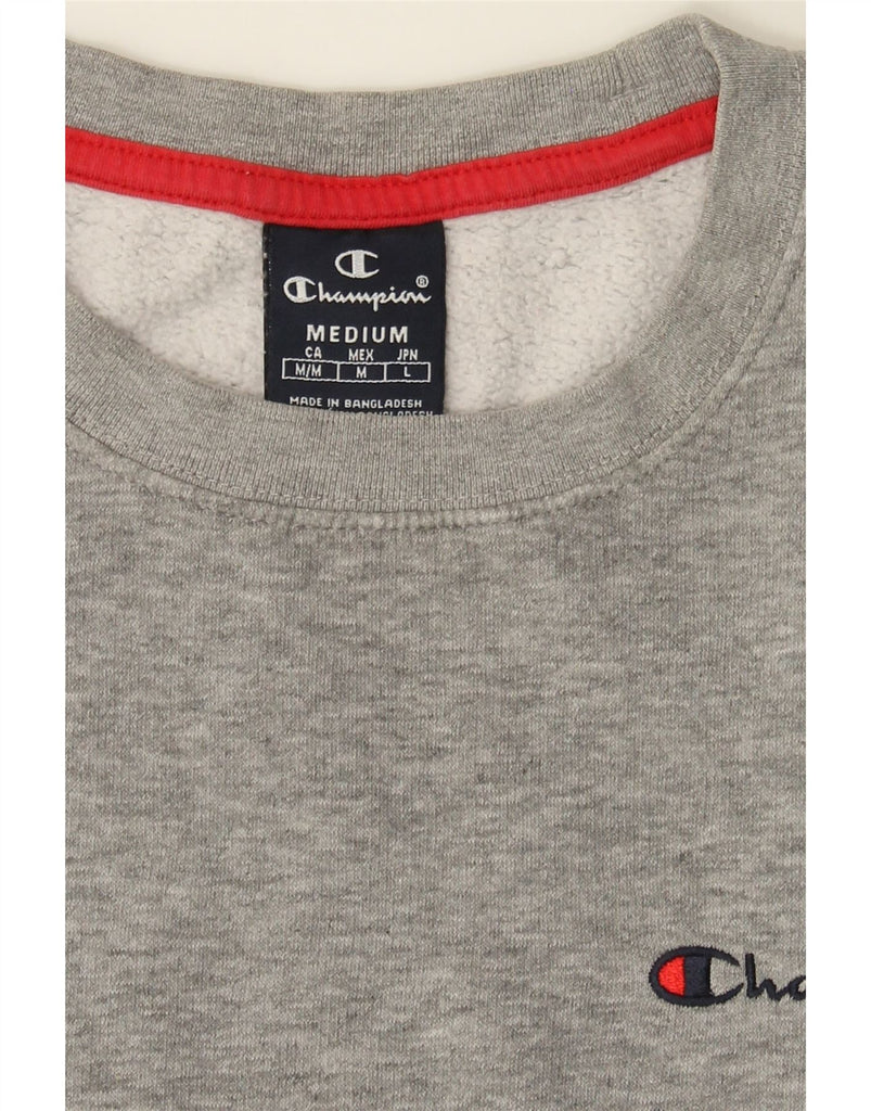 CHAMPION Mens Sweatshirt Jumper Medium Grey Cotton Vintage Champion and Second-Hand Champion from Messina Hembry 