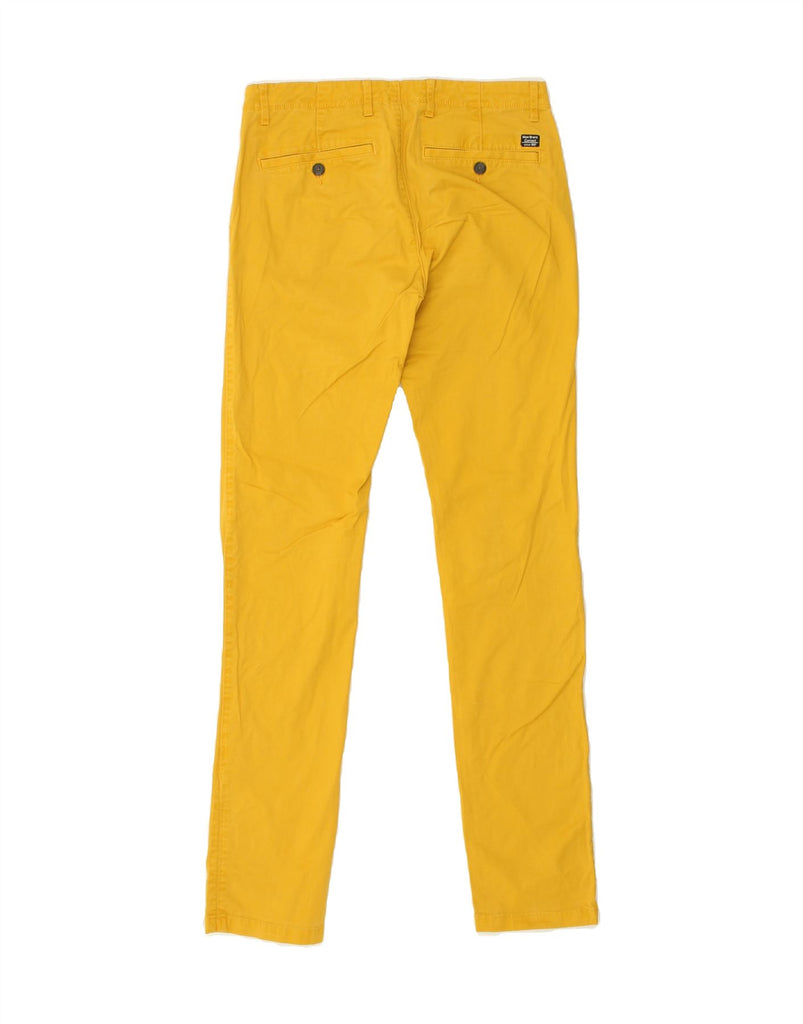 JULES Womens Sasha Slim Chino Trousers EU 38 Medium W30 L34  Yellow | Vintage Jules | Thrift | Second-Hand Jules | Used Clothing | Messina Hembry 