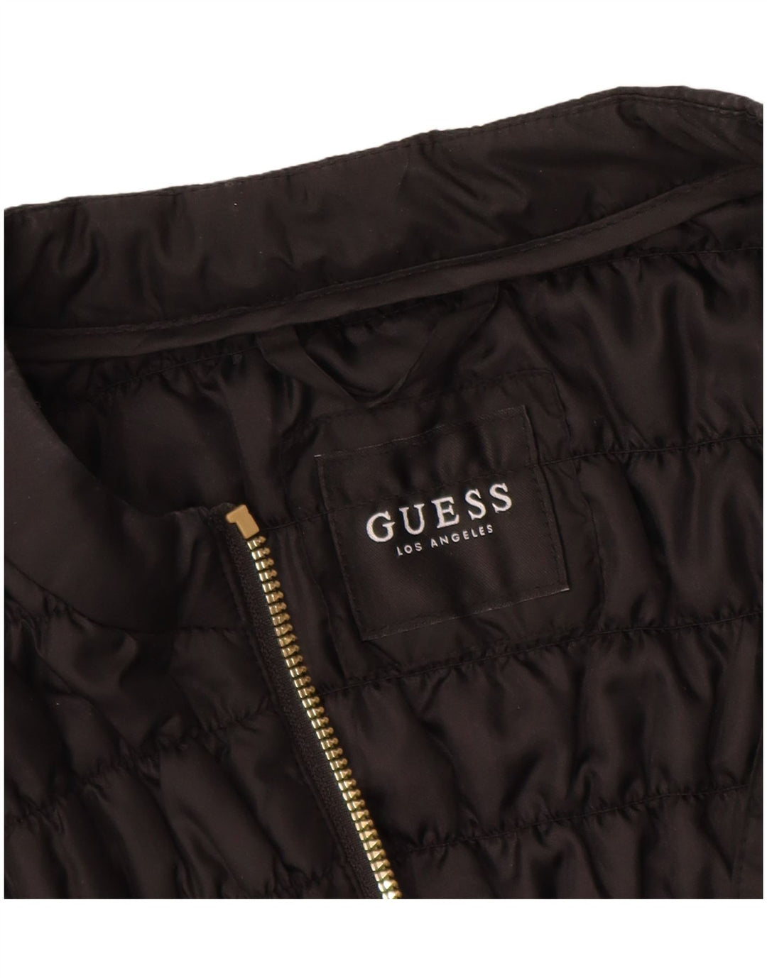 GUESS Womens Padded Jacket UK 12 Medium Black