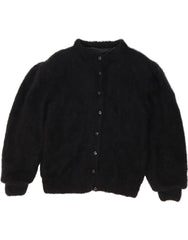 VINTAGE Womens Cardigan Sweater UK 18 XL Black