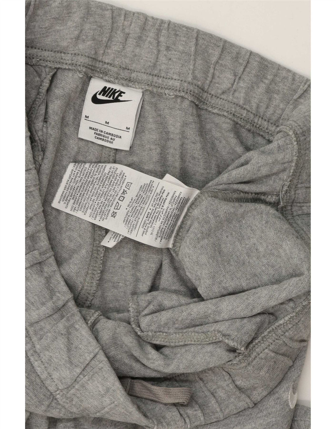Nike Mens Sport Shorts Medium Grey Flecked Cotton