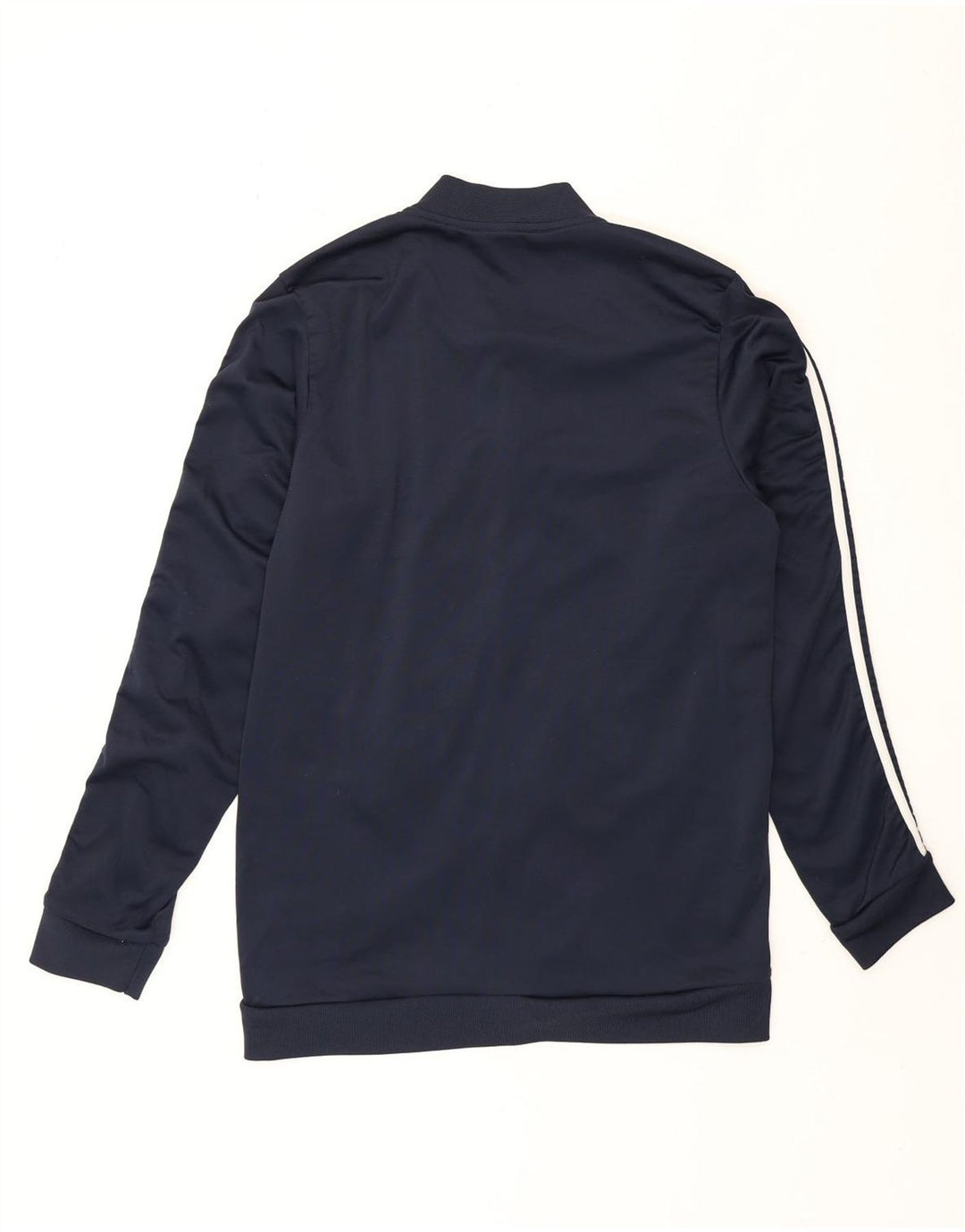 Adidas Mens Tracksuit Top Jacket Large Navy Blue Polyester