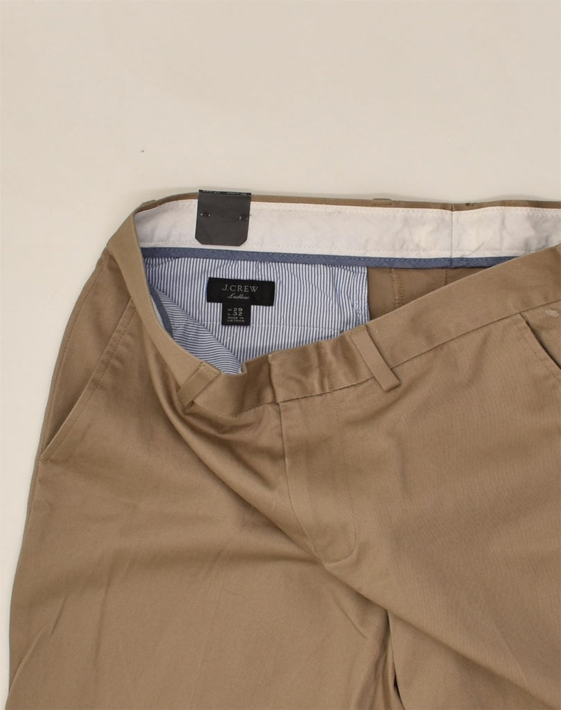 J. CREW Mens Ludlow Slim Chino Trousers W29 L32 Beige Cotton | Vintage J. Crew | Thrift | Second-Hand J. Crew | Used Clothing | Messina Hembry 