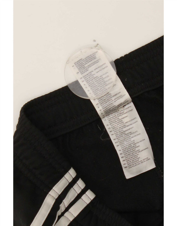 Adidas Mens Tracksuit Trousers Joggers Small Black Polyester