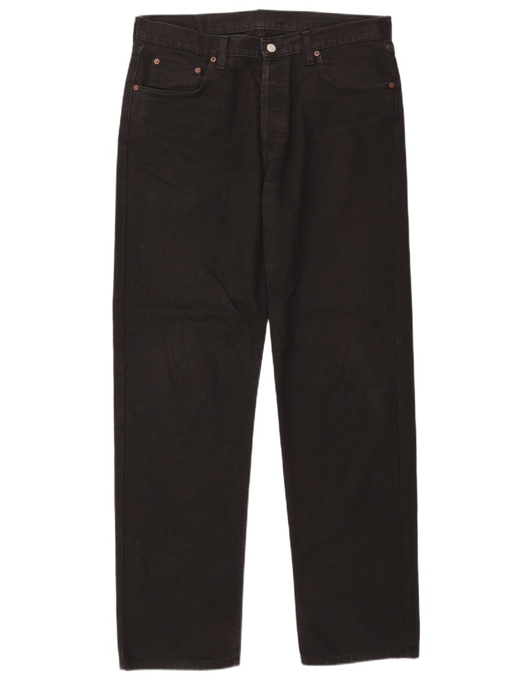 Rifle Womens Straight Jeans W36 L34 Black Cotton