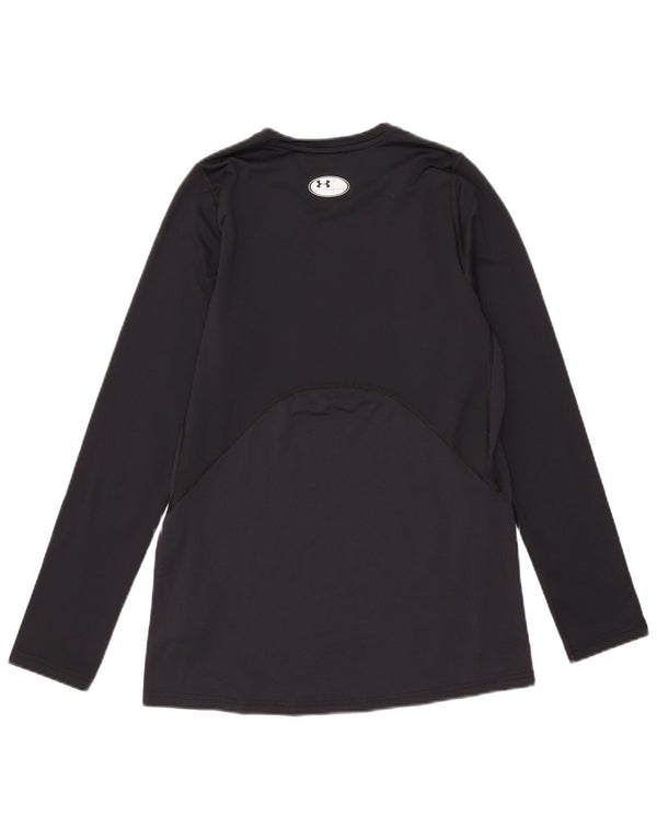 Under Armour Mens Cold Gear Top Long Sleeve Medium Black Polyester