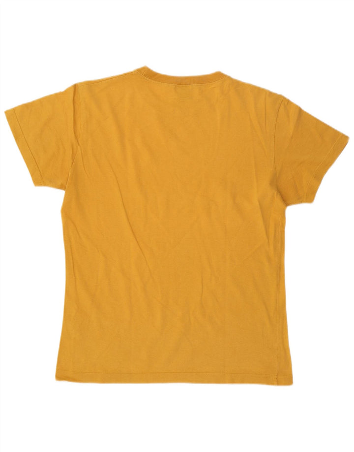 Meltin' Pot Mens Graphic T-Shirt Top Medium Yellow Cotton