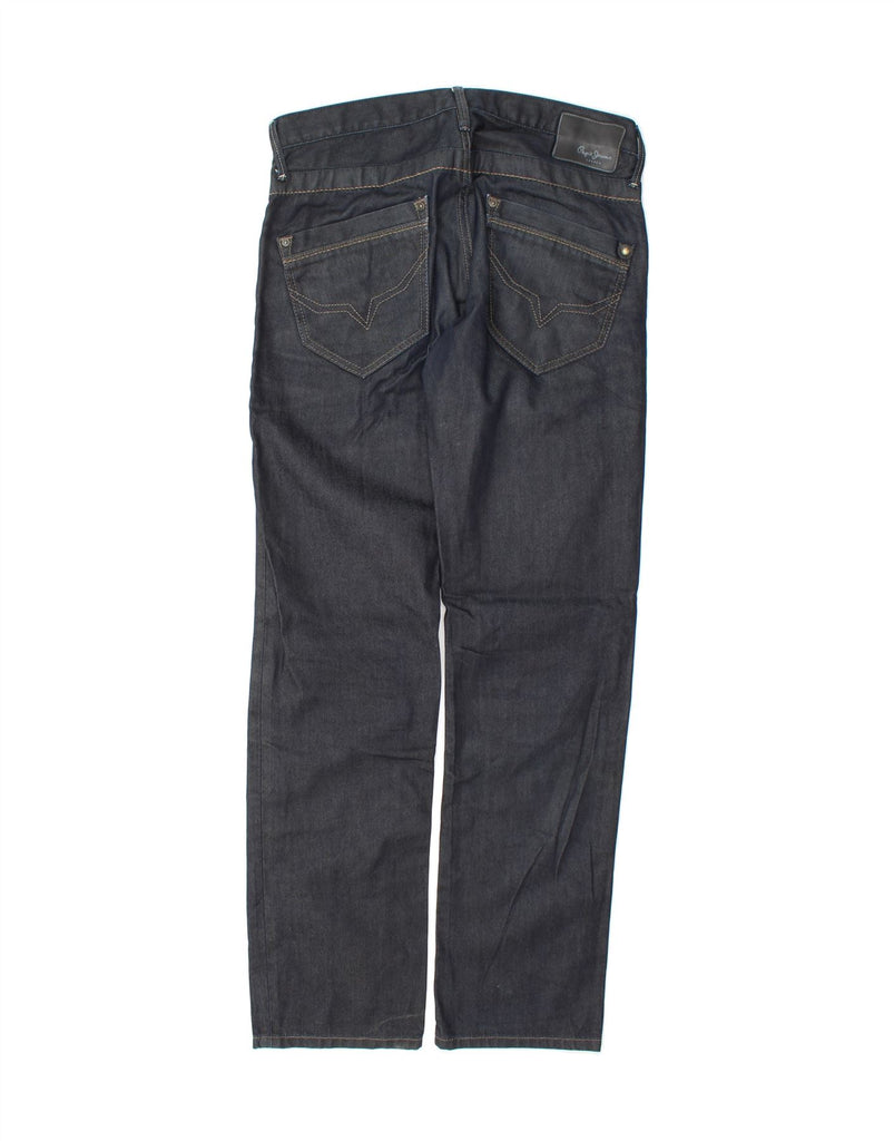PEPE JEANS Mens Straight Jeans W33 L34 Navy Blue Cotton Vintage PEPE Jeans and Second-Hand PEPE Jeans from Messina Hembry 