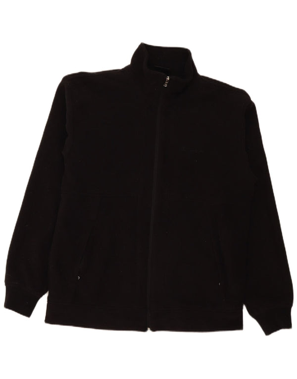 Champion Mens Fleece Jacket UK 40 Large Black Polyester