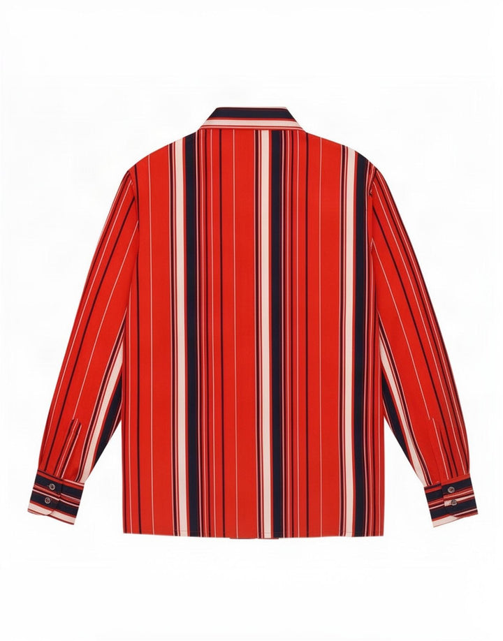 Roman Womens Shirt UK 12 Medium Red Striped