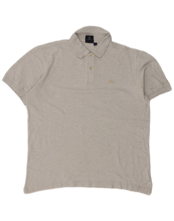 Ellesse Mens Polo Shirt Large Grey Cotton