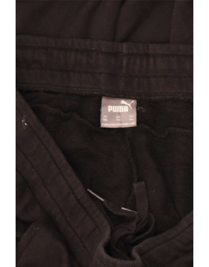 Puma Womens Tracksuit Trousers 2XL Black Cotton
