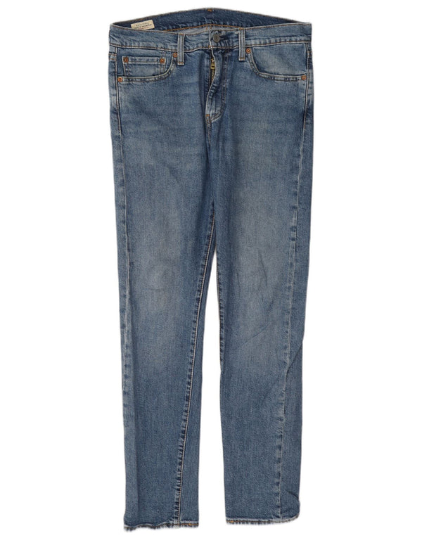 Levi's Womens 510 Skinny Jeans W32 L32 Blue Cotton