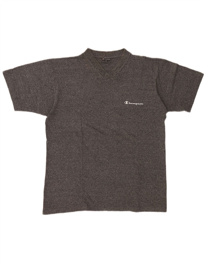 Champion Mens T-Shirt Top XL Grey Flecked Cotton