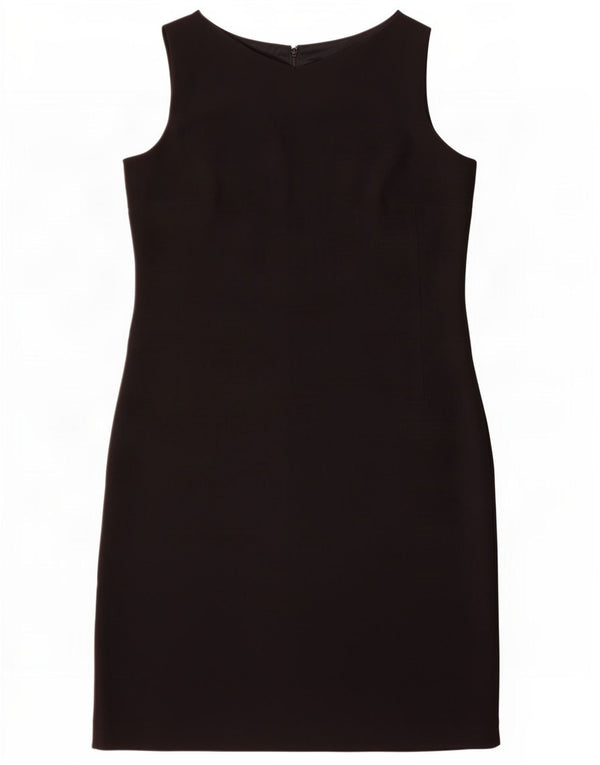 Windsmoor Womens Sleeveless Sheath Dress UK 18 XL Black Polyester