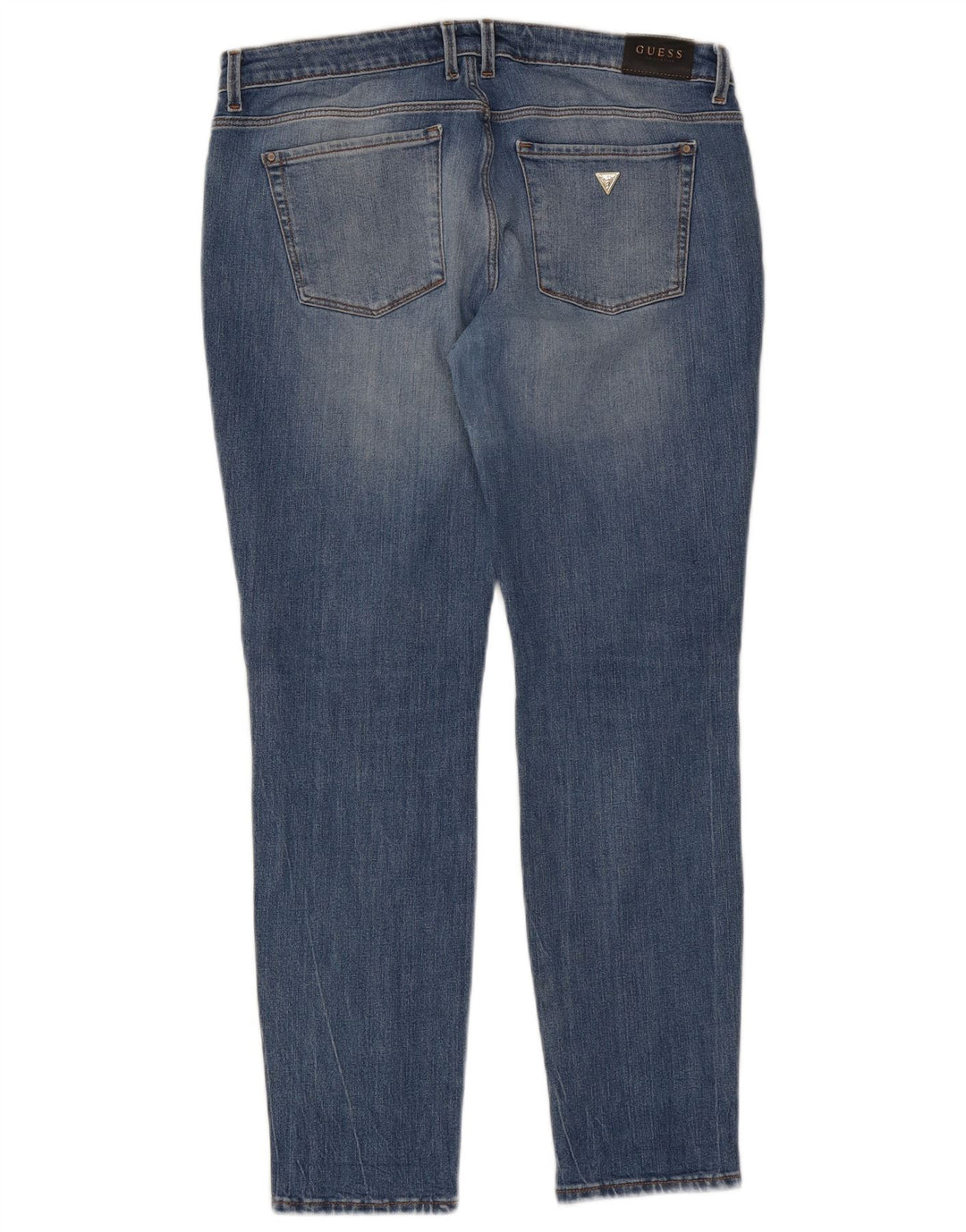 GUESS Womens Annette High Rise Skinny Jeans W33 L29 Blue Cotton Vintage Guess and Second-Hand Guess from Messina Hembry 