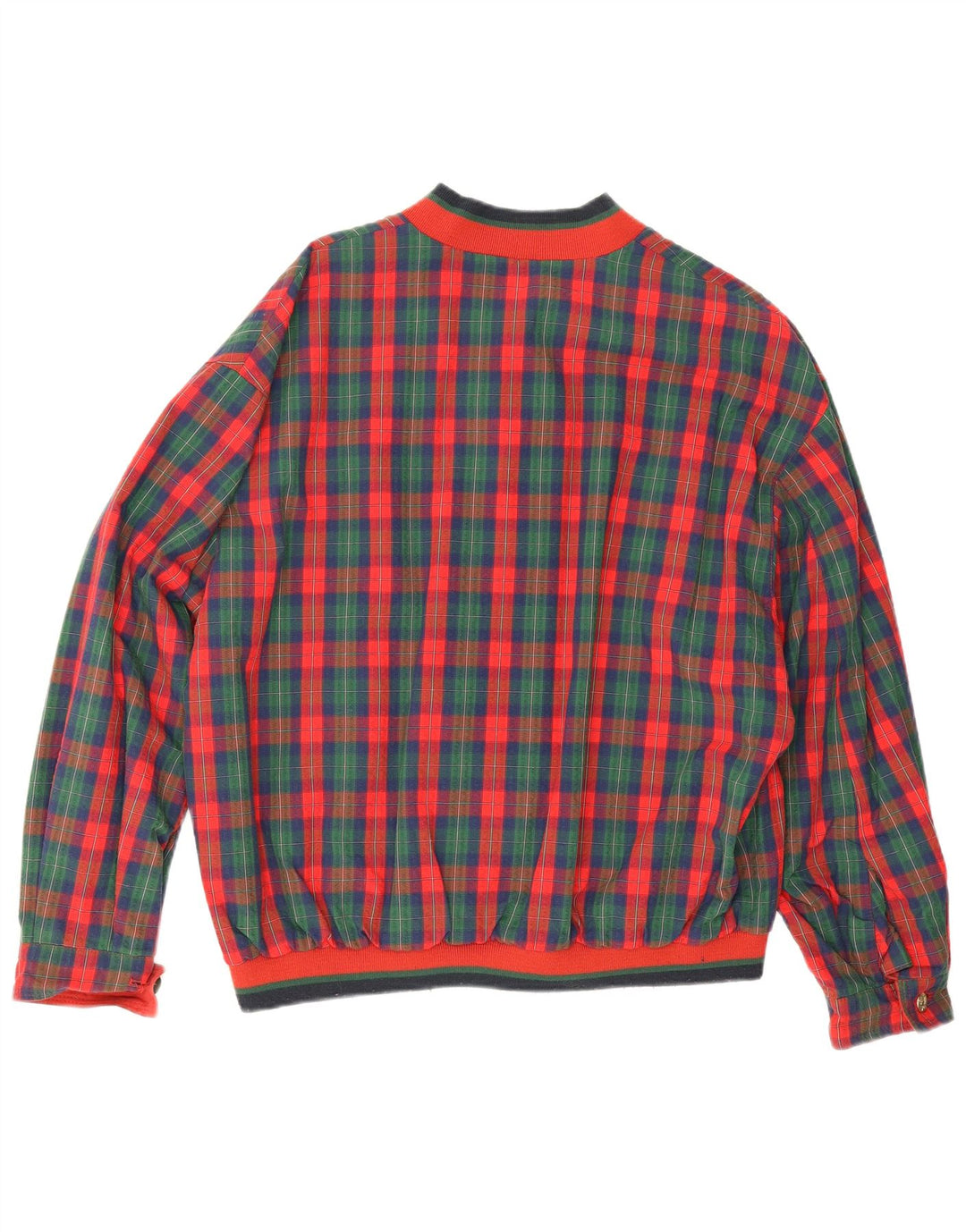 Ravens Womens Oversized Reversible Jacket UK 16 Large Multicoloured Check