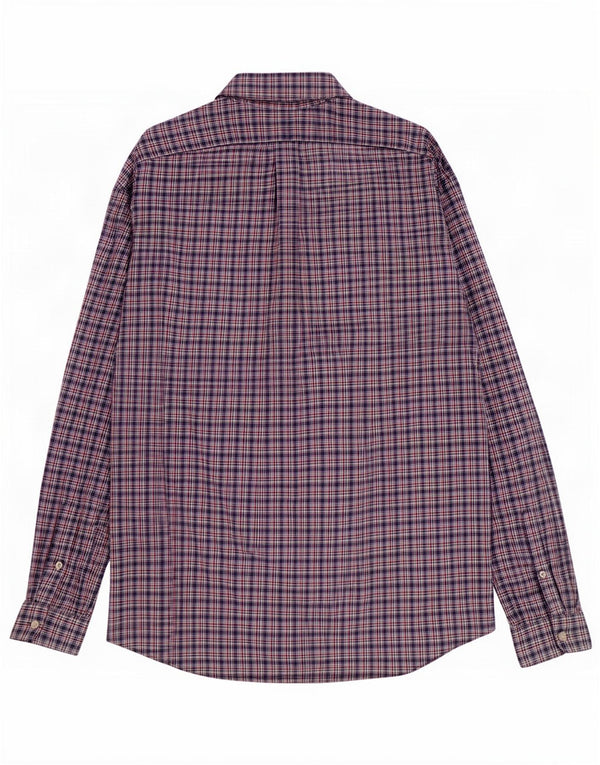 Ralph Lauren Mens Blake Shirt 3XL Blue Plaid Cotton