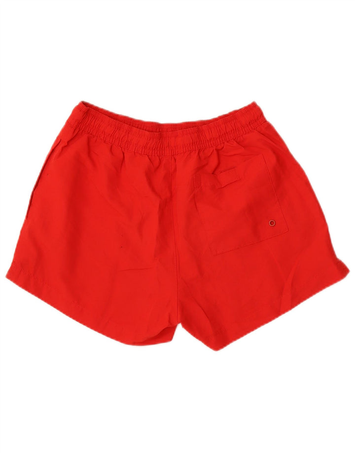 Calvin Klein Mens Graphic Swimming Shorts Small  Red Polyester