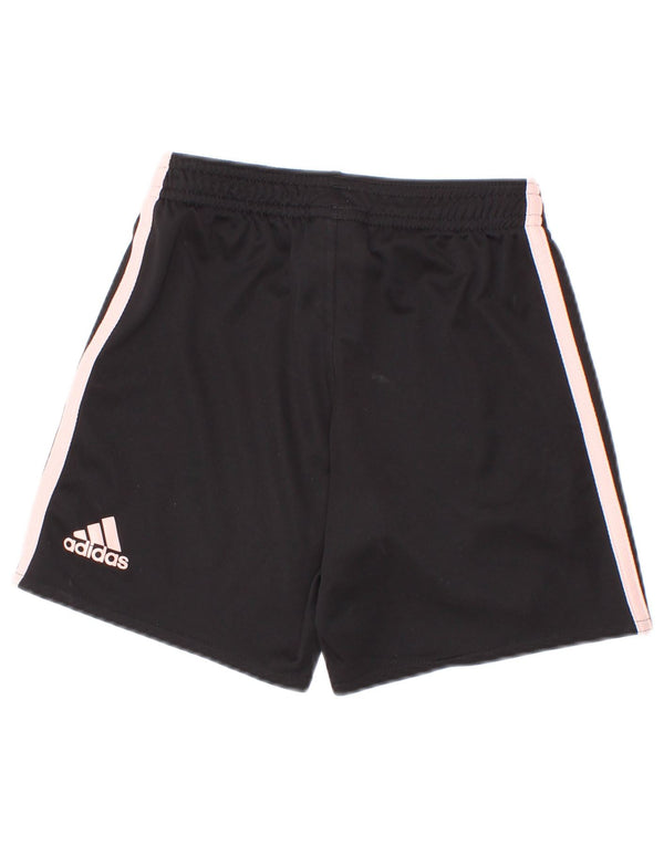 Adidas Boys Manchester United Sport Shorts 4-5 Years Black Polyester