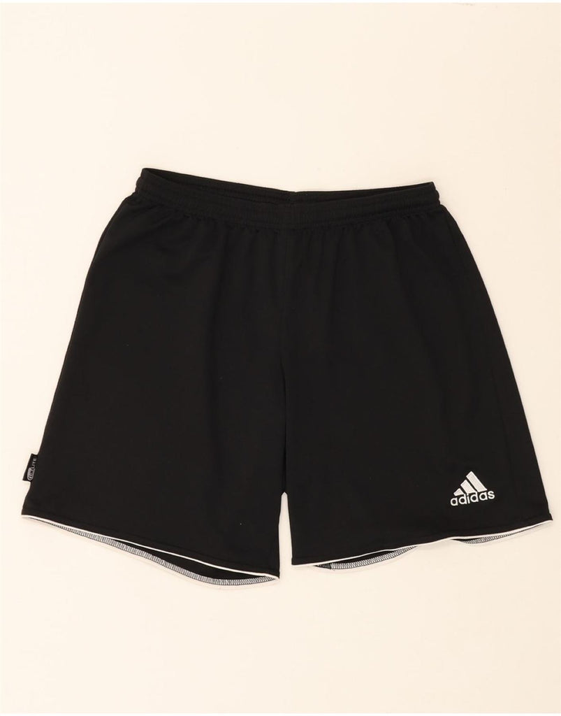 ADIDAS Mens Sport Shorts Medium  Black Polyester Vintage Adidas and Second-Hand Adidas from Messina Hembry 