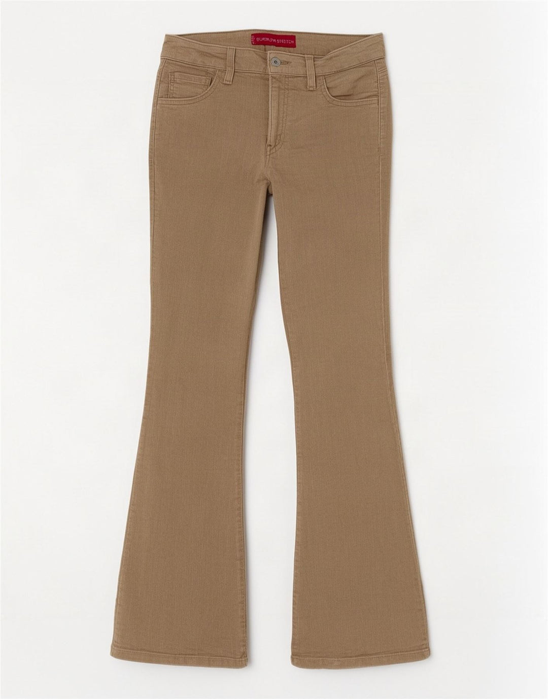Levi's Womens Stretch Flare Corduroy Trousers US 5 Medium W30 L30 Beige