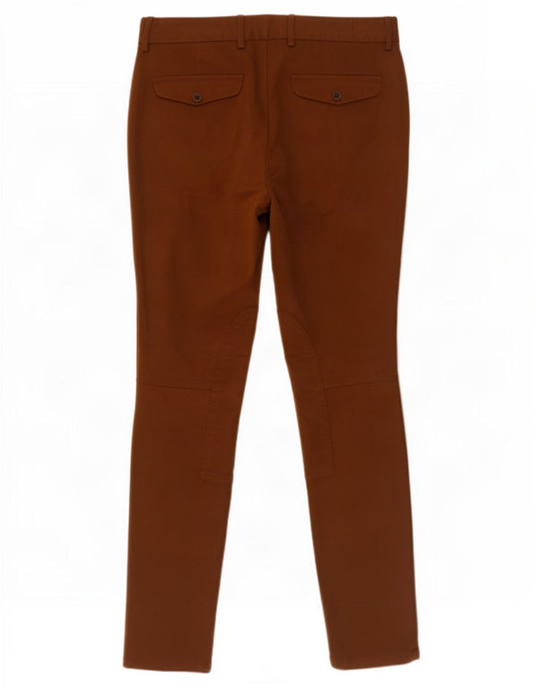 Gant Womens Skinny Chino Trousers UK 16 Large W36 L33 Brown Cotton