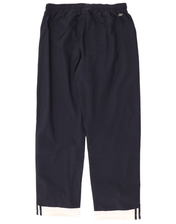 Adidas Mens Clima 365 Tracksuit Trousers Large Navy Blue Colourblock