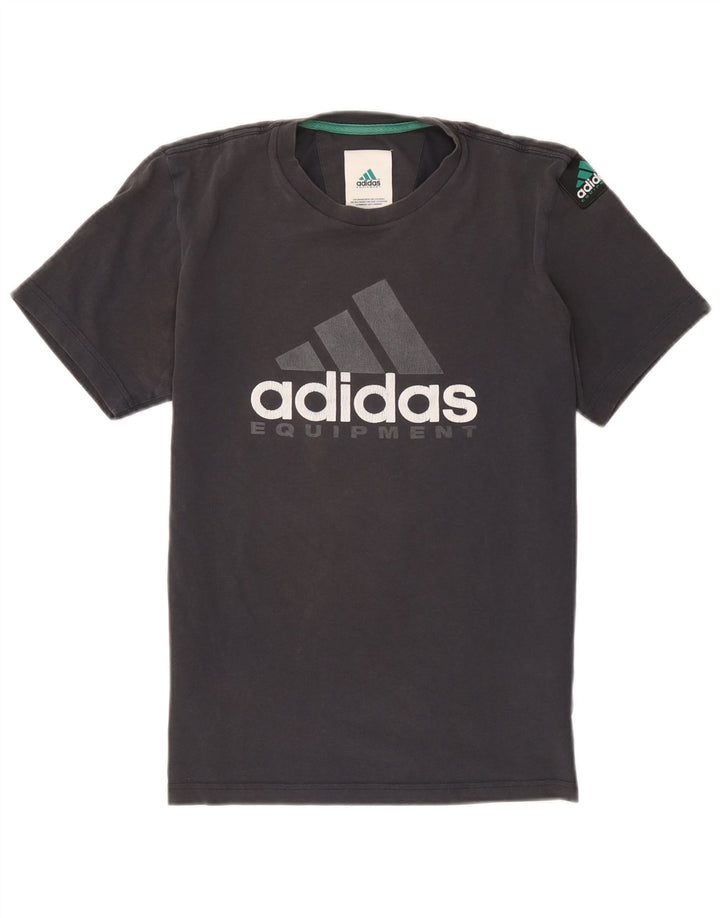Adidas Mens Graphic T-Shirt Top Small Grey Cotton