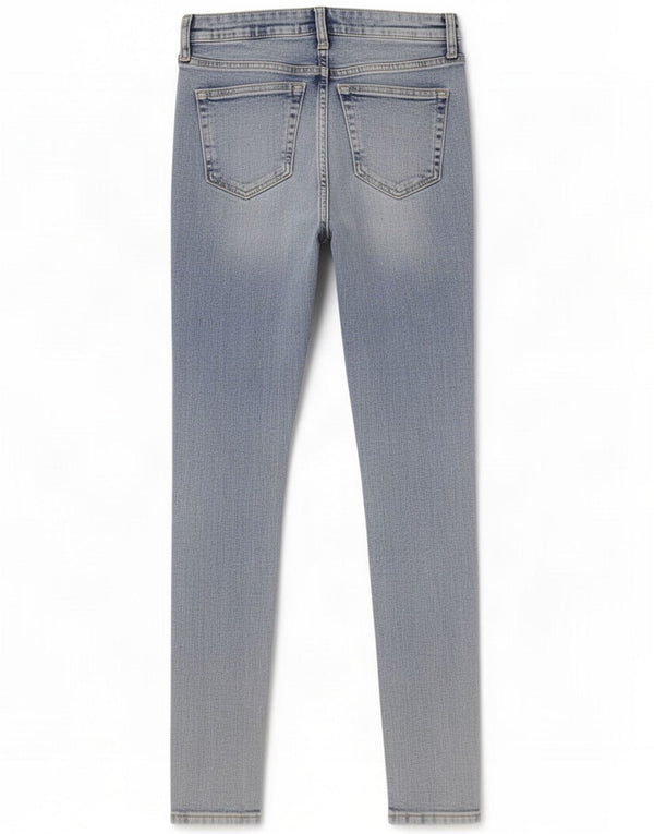 Topshop Womens Jamie Skinny Jeans W26 L32 Blue Cotton